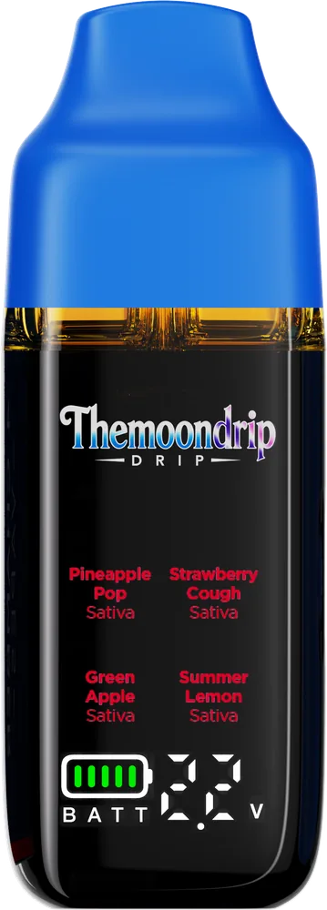 Themoondrip 4 Chamber Vape — Pineapple Pop, Strawberry Cough, Green Apple & Summer Lemon