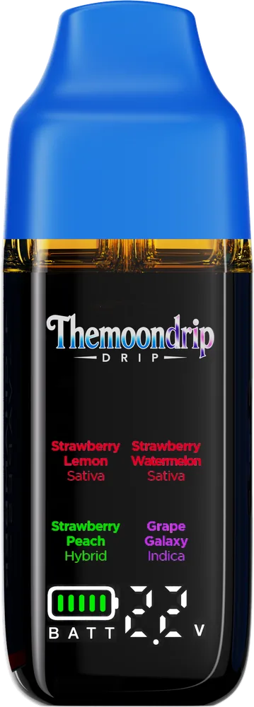 Themoondrip 4 Chamber Vape — Strawberry Lemon, Strawberry Watermelon, Strawberry Peach & Grape Galaxy
